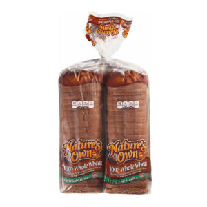 Natures Own 100% Whole Wheat Bread